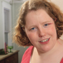 Smiling portrait of a young woman.